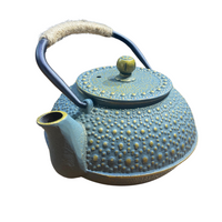 Tetera de Hierro Fundido Verde con Infusor 500Ml