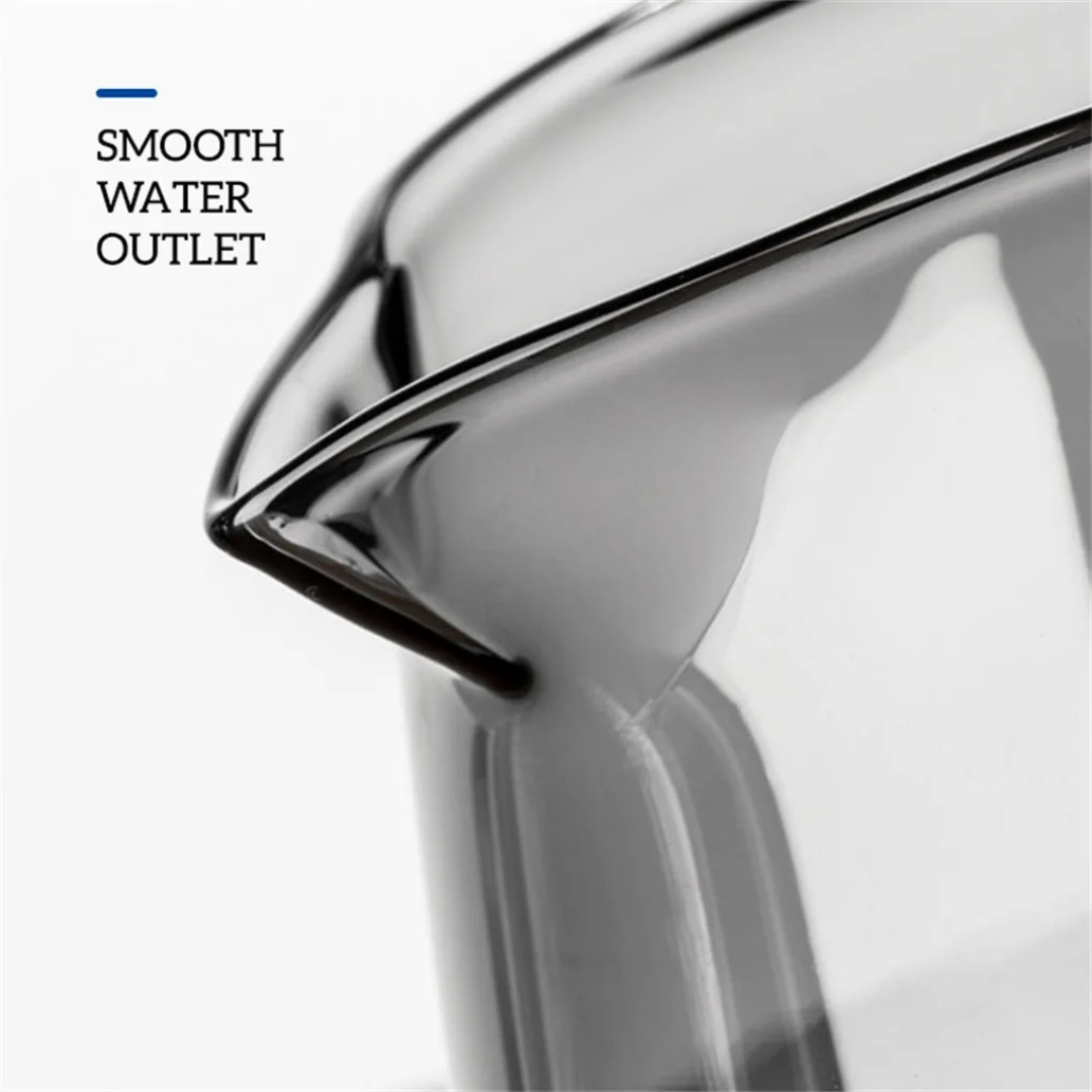 Servidor Pro de Café Gris Cristal Borosilicato 600ml