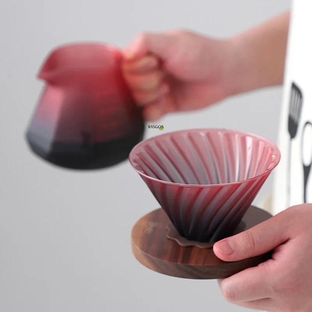 Juego de Cafetera V60 #02 de Goteo Completo Binco