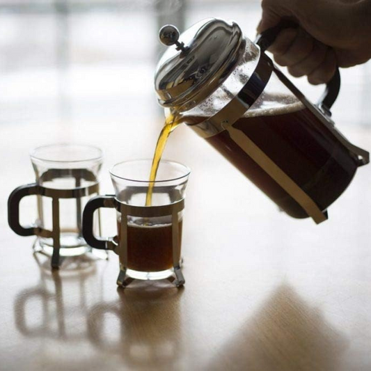 Cafetera Prensa Francesa Embolo Plata Disponible en 600ml - 800ml