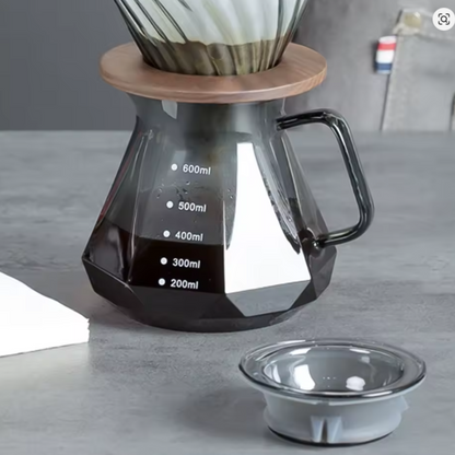 Jarra Server de Barismo Pro Diamante Humo 600ml para Métodos Filtrados
