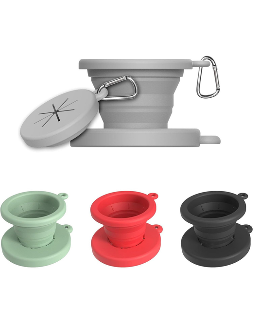 Kit Cafe V60 Tipo Origami Viajero Plegable con Server y Cuello de Cisne