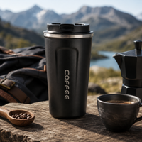 Termo Vaso para Cafe 510 ml Negro