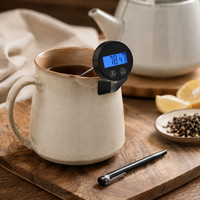 Termometro Digital Para Cafe y Leche con Sonda y Clip