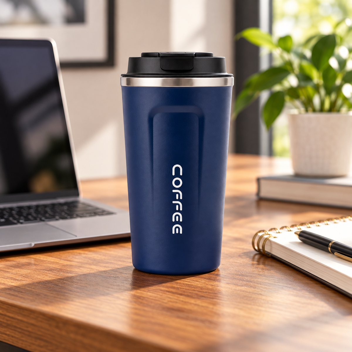 Vaso Termico Hermetico Azul 510 ml | Cafe para Llevar