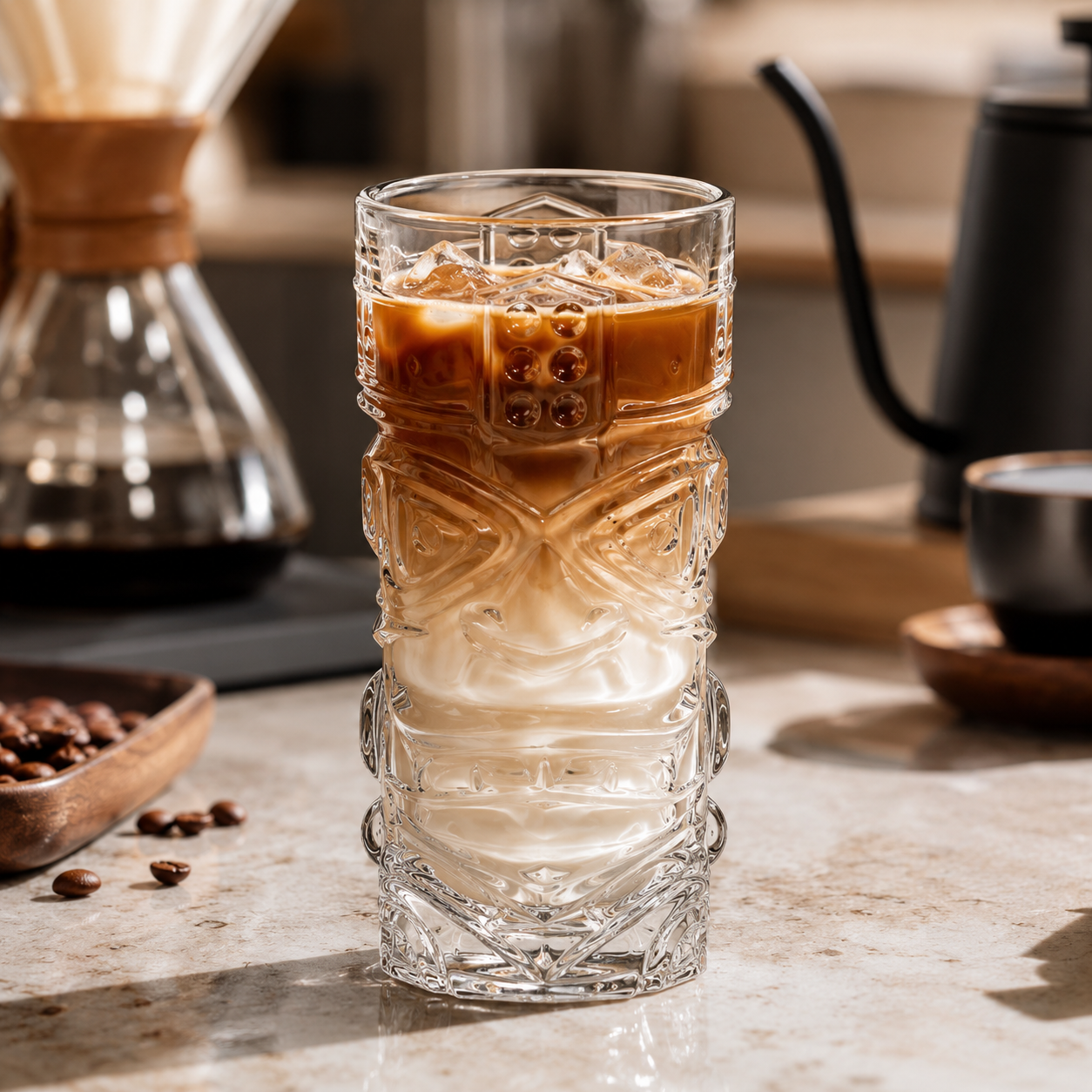 Vaso Tótem de Vidrio Borosilicato 400 ml