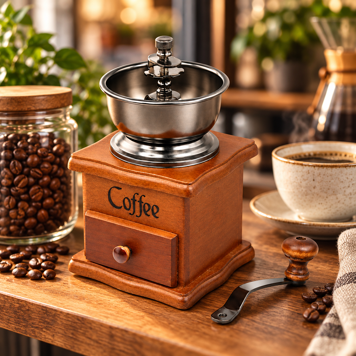 MOLINO MANUAL CAFE MADERA CLARO 25G VINTAGE