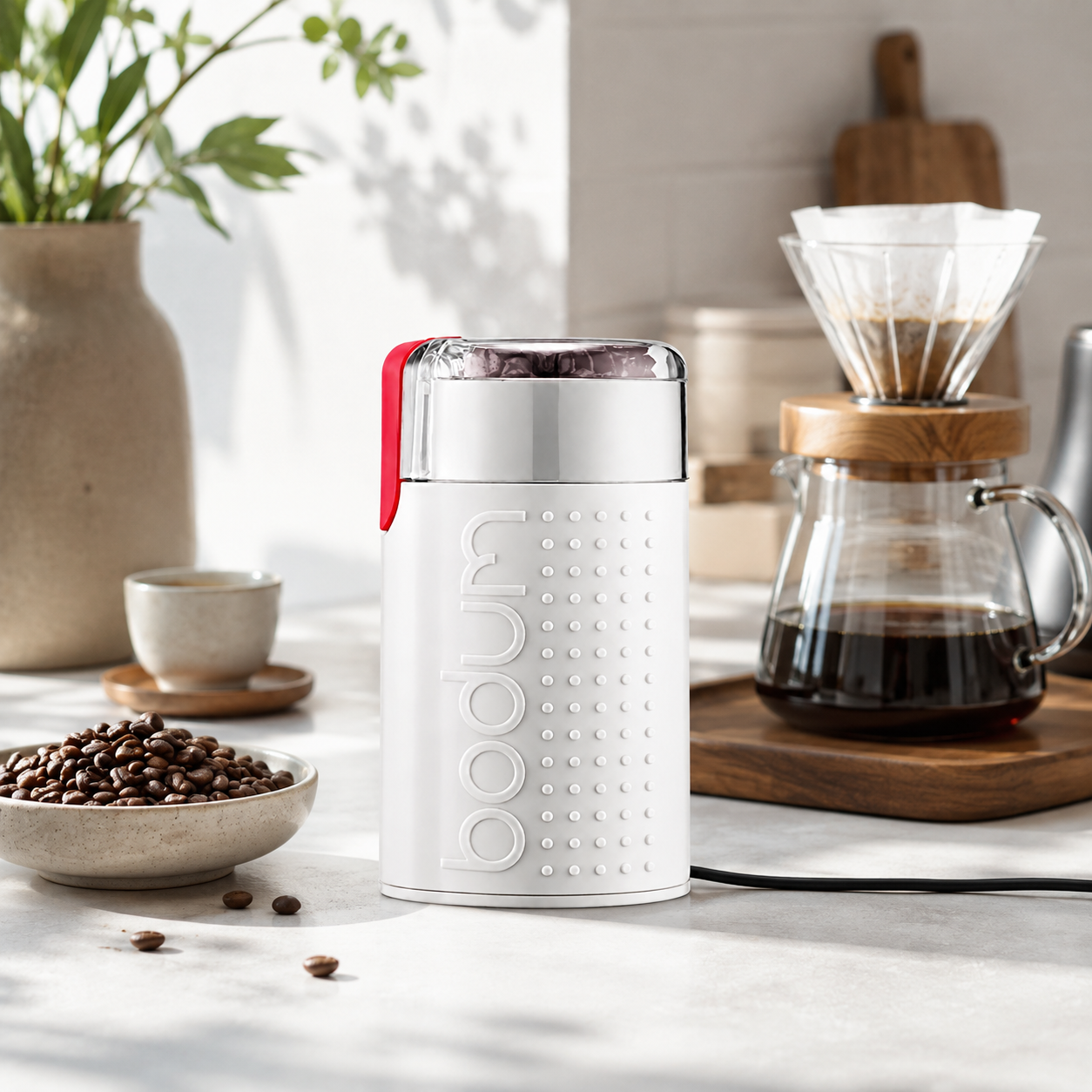 Molino Electrico BODUM BISTRO Blanco Original 60 g
