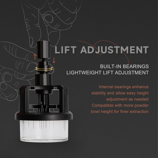 Distribuidor de Café para Espresso con Agujas Rotativas 58 mm