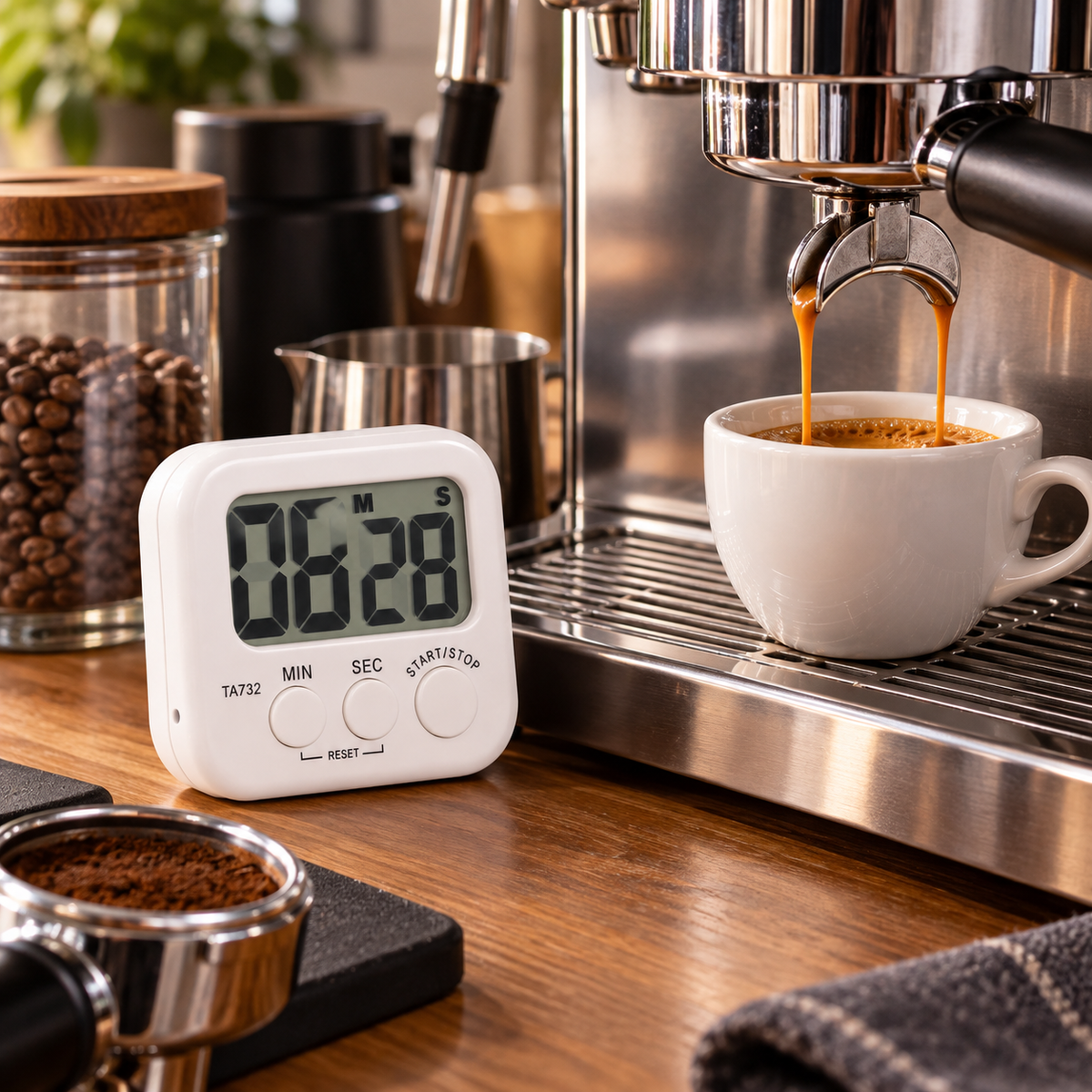 Cronometro Digital para Cafe y Cocina