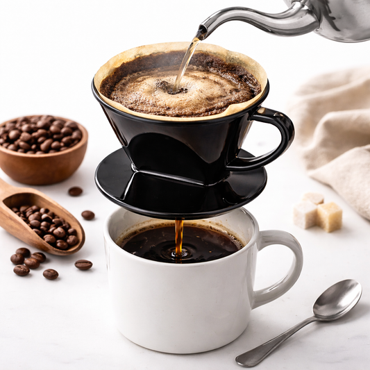 Cafetera Drip Plastica Melitta #4 Negra