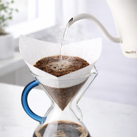 Cafetera Chemex 6 tazas Mango Cristal Azul Zafiro