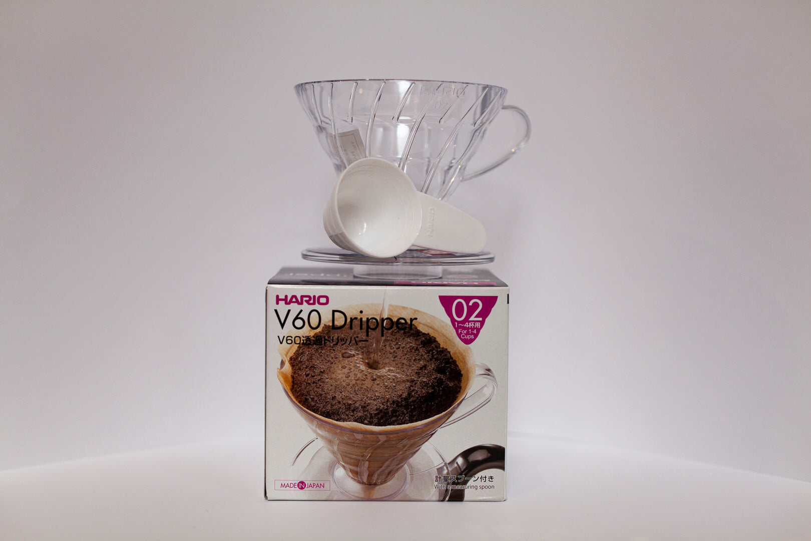 Combo Hario V60 Dripper Tamaño 02 (1-4 Tazas)