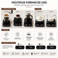 Gramera Profesional con Temporizador 0.1g hasta 3 Kg