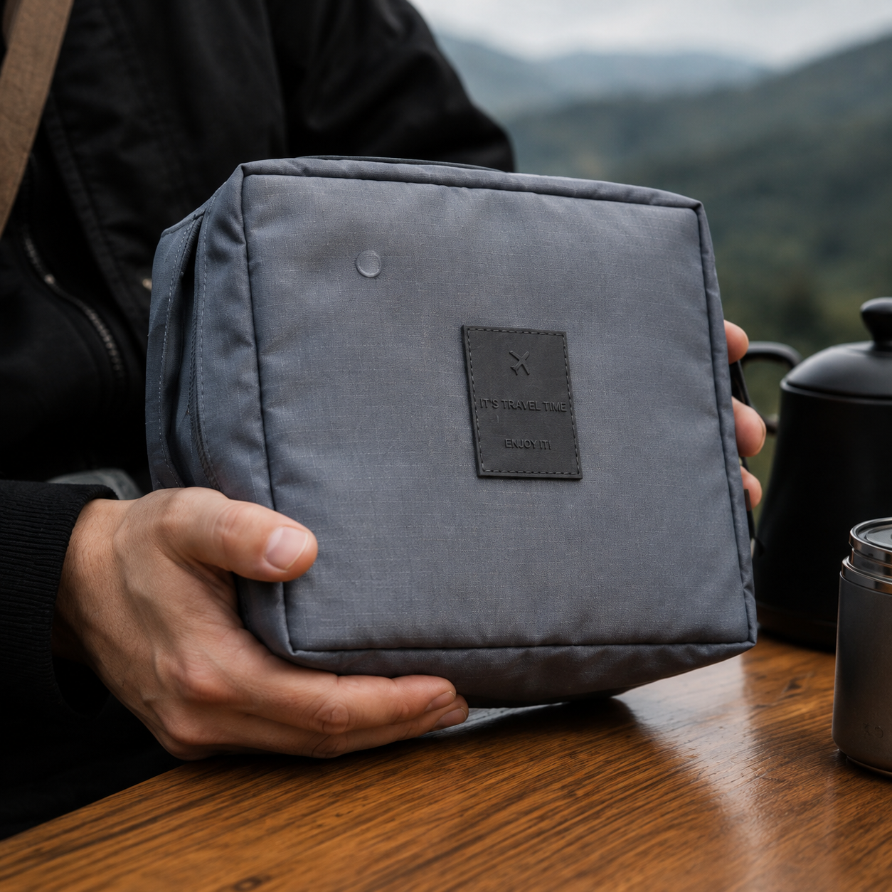 Maleta Estuche Viajero para Cafe y Accesorios