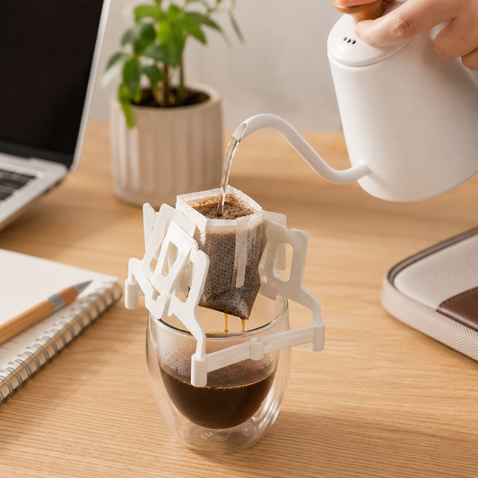 Soporte Plegable para Filtros Cafe Coffee Drips Metodo Goteo Portatil