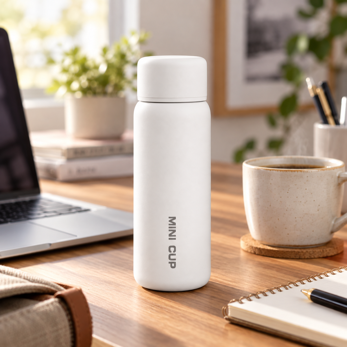 Termo Acero Inoxidable Termico Blanco 380 ml MINI CUP