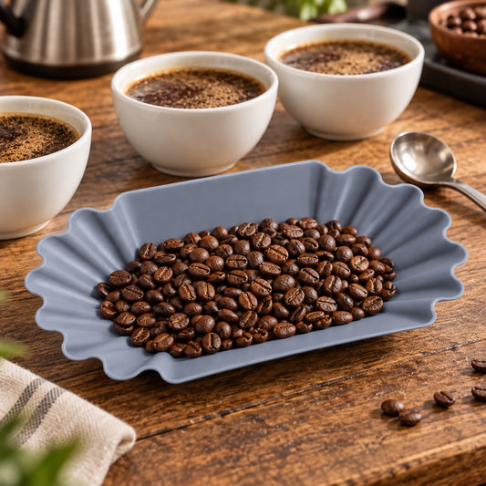 Bandeja Catacion Cafe Gris Para Muestras Y Analisis De Granos