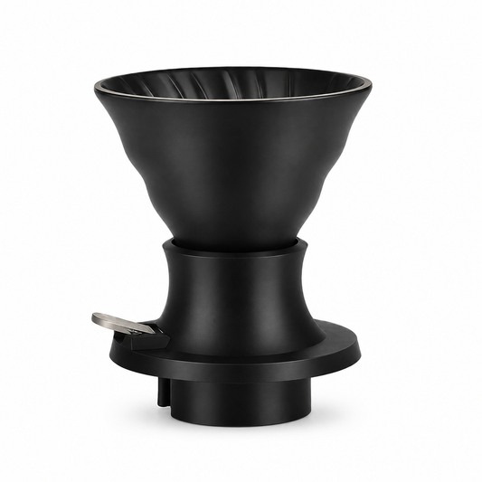 Cafetera Dripper V60 Tipo Hario Switch en Ceramica Negra 02