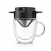 Kit Cafe Set Viajero Filtro V60  + Mug Transparente 150ml