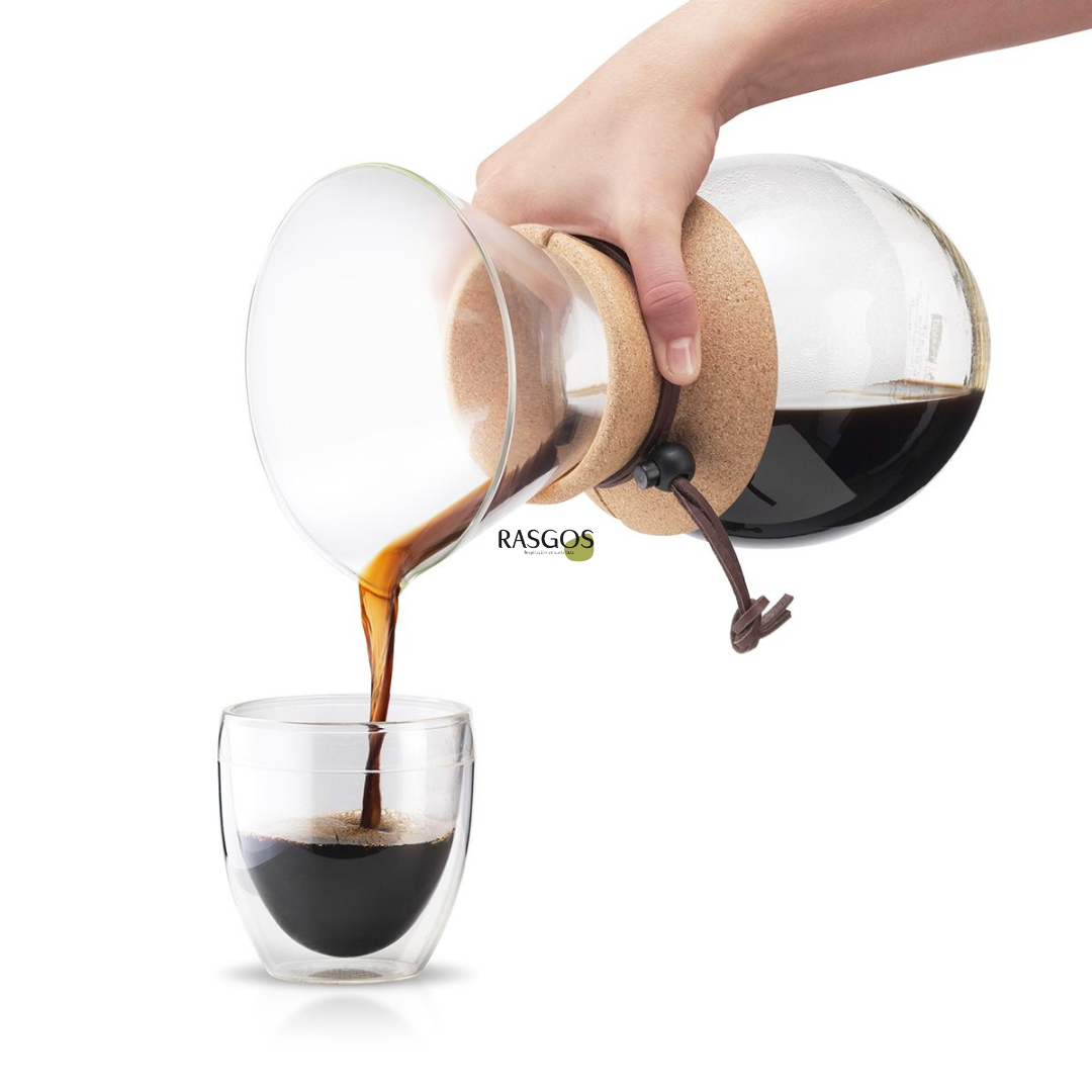 Bodum Cafetera Goteo Pour Over Original de Cristal 500ml