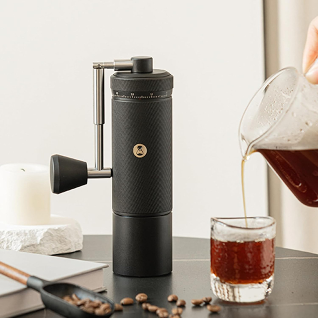 TIMEMORE S3 - Molino Profesional Manual para Café Negro Ajuste Externo Mango Plegable