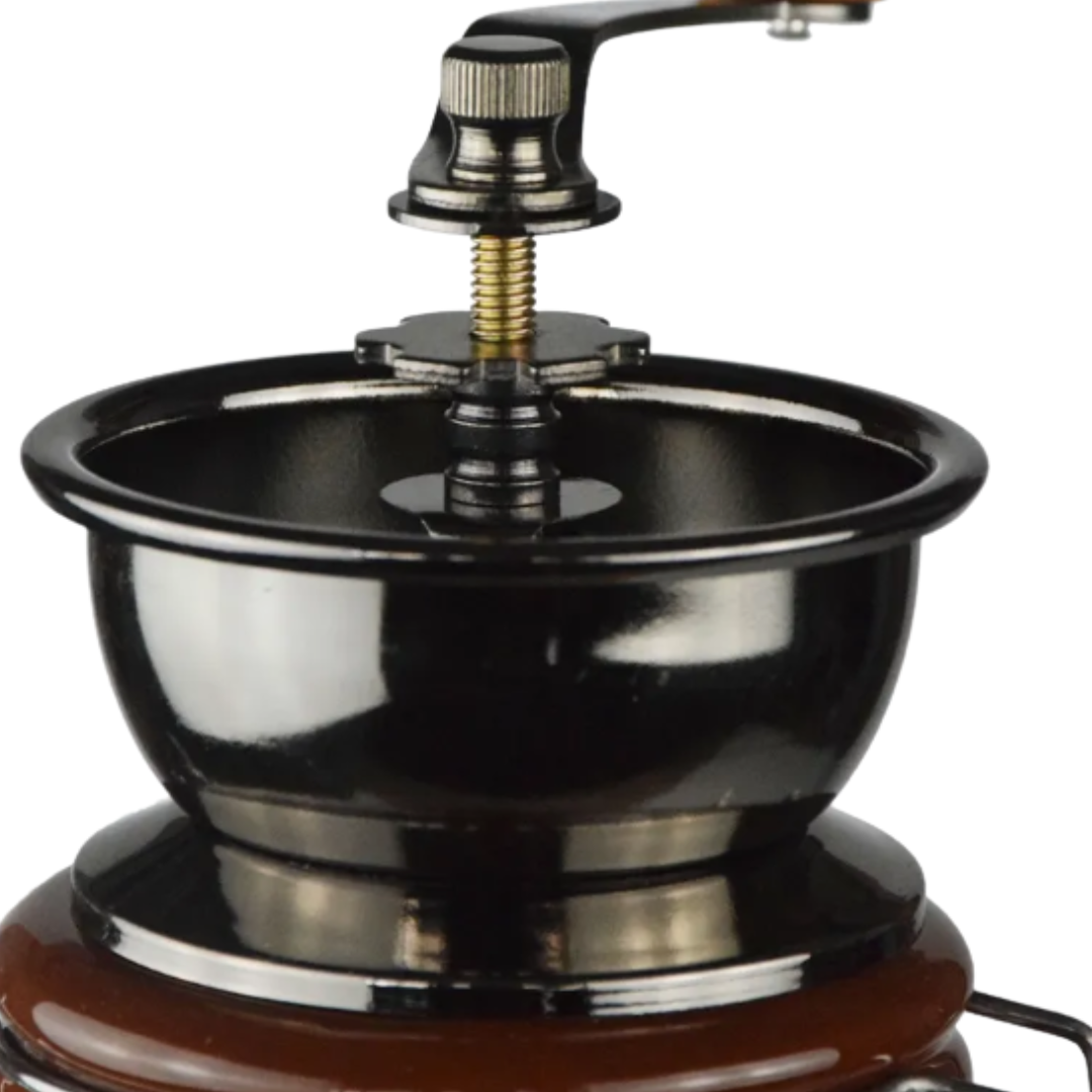 Molino de Café Manual Retro con Muelas Cerámicas 30gr Molienda Ajustable