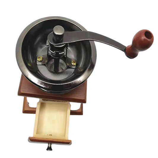 Molinillo para Café Tradicional en Madera y Porcelana Grande