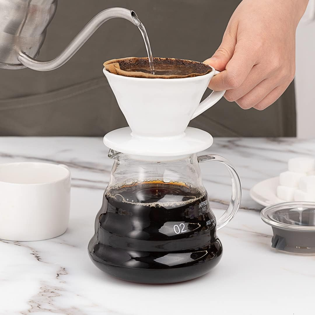 Server de Café 600ml Cristal Borosilicato de Alta Calidad