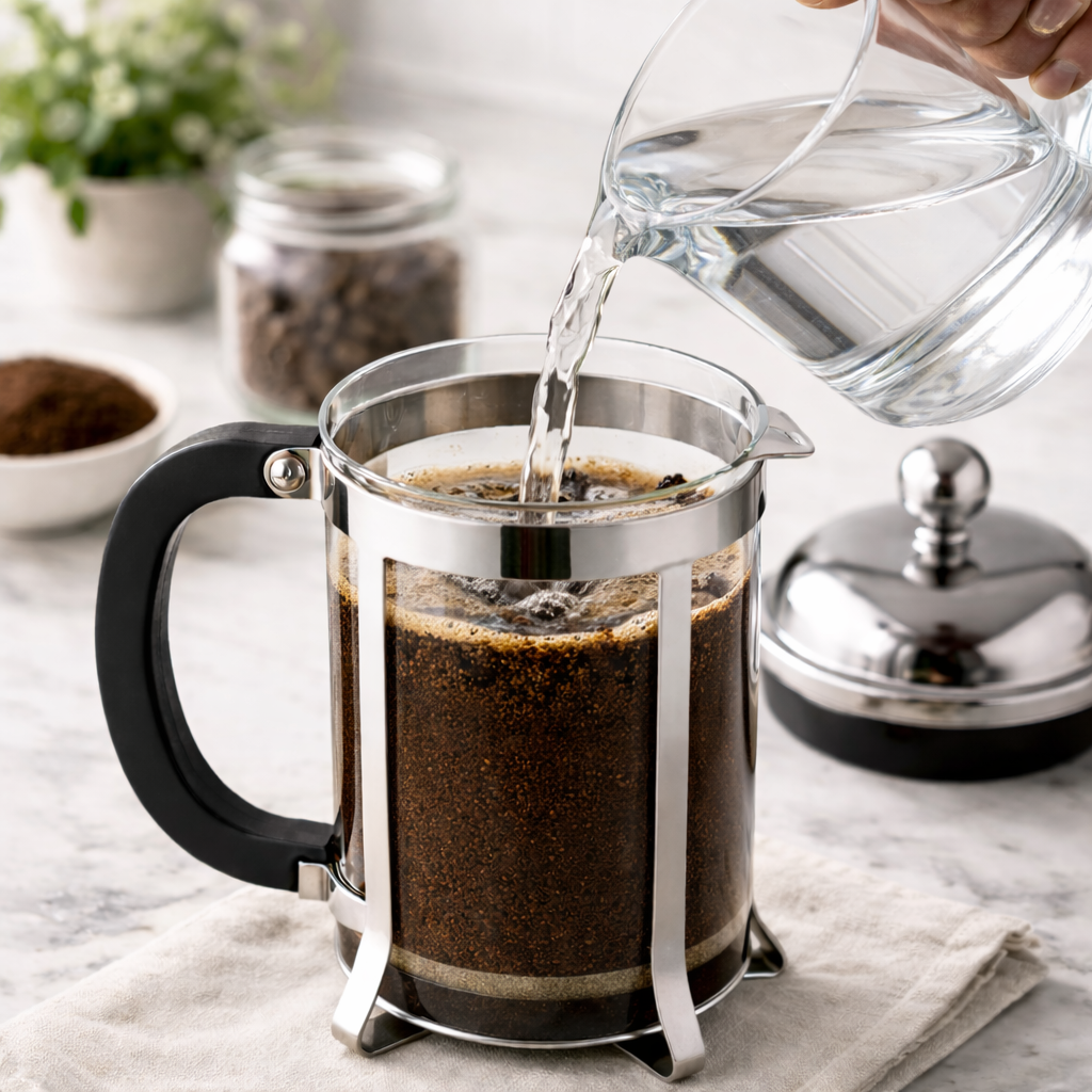 Cafetera Prensa Francesa Acero Inoxidable 350ml