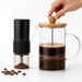 Kit Cafetera Prensa Francesa 600 ml con Molino Electrico Ajustable Clics Muelas Conicas en Ceramica