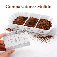 Regla Medir Micras Cafe Molido Acero Inoxidable