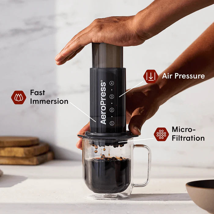 Cafetera Aerobie AeroPress Original + Filtros + Accesorios