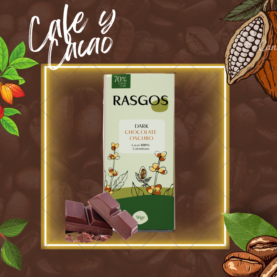 Kit Súper Hogar Rasgos | Prensa Francesa 350ml + Café Insignia Especial 250g + Chocolatina de Cacao