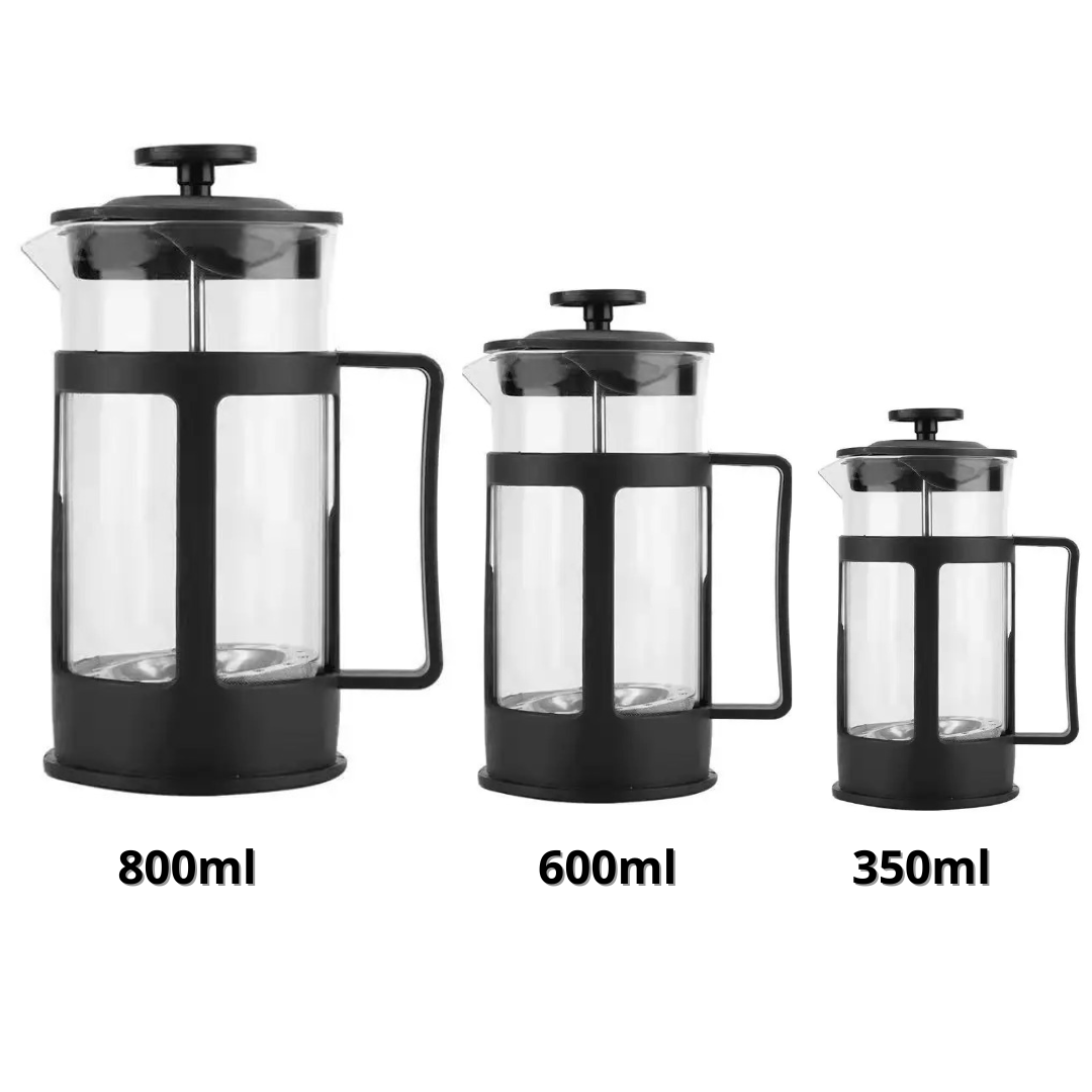 Prensa Francesa Negra Disponible en 350ML/600ML/800ML
