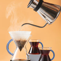 Cafetera Chemex 6 tazas Mango Cristal Azul Zafiro