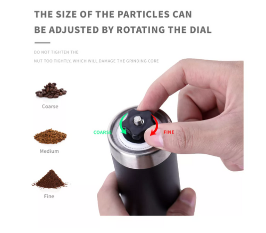 Molino para Café en Grano Acero Inoxidable Negro 30gr