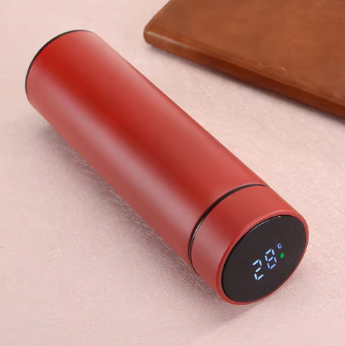 Termo con Termometro Digital Rojo 500ml