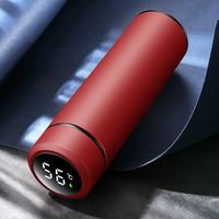 Termo con Termometro Digital Rojo 500ml