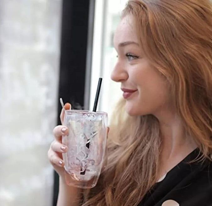 Vaso Cristal Borosilicato Doble Fondo 650ml