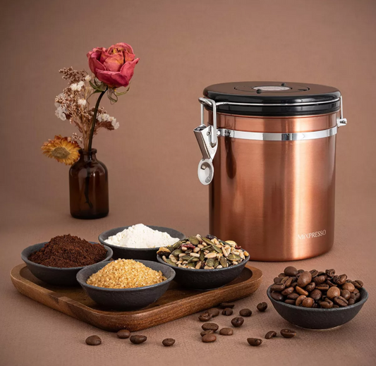Recipiente Hermético Mixpresso Bronce 500g Acero Inoxidable