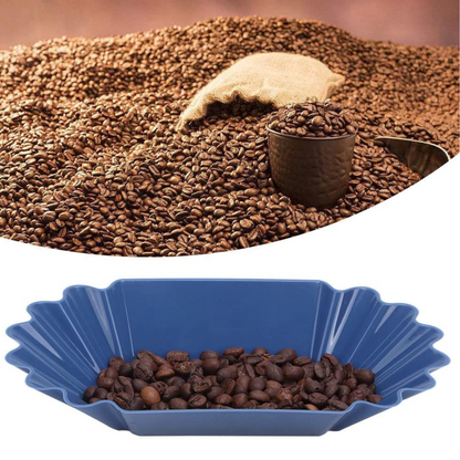 Bandeja de Catación Azul para Granos de Café