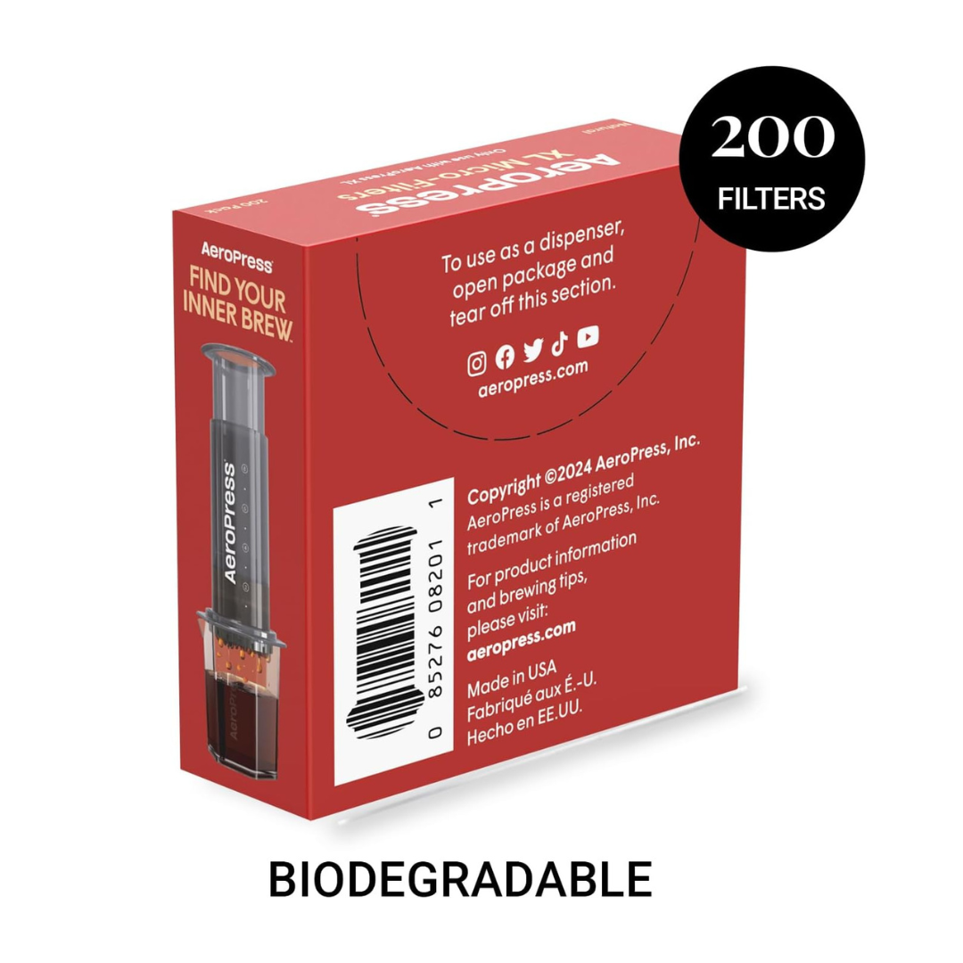 Filtros Originales AeroPress Naturales x200u