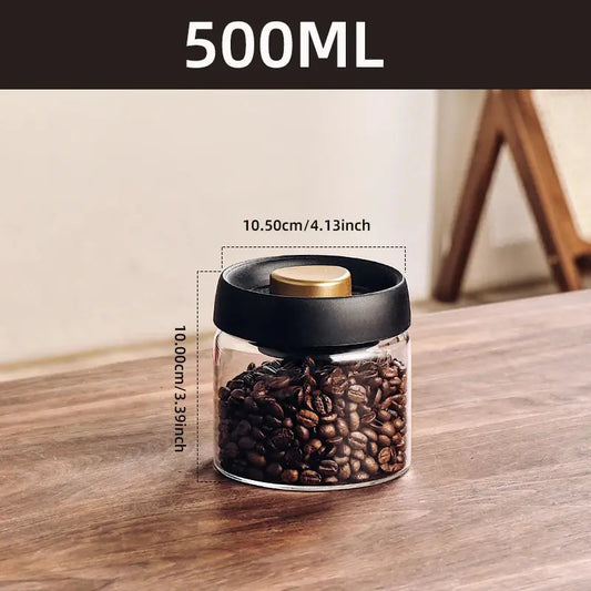 Envase Frasco con Tapa Hermetica para Almacenar Cafe Grano 250g