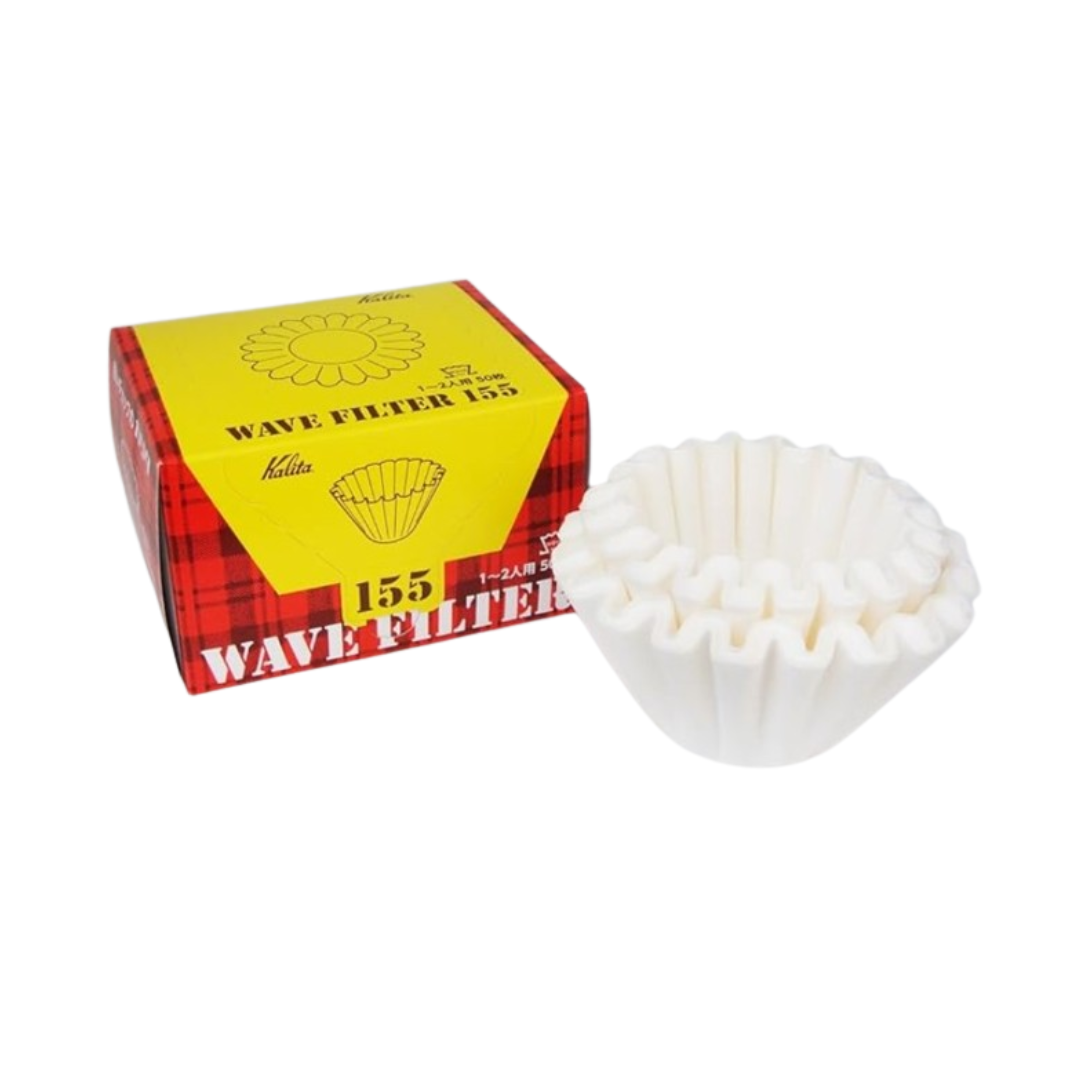 Filtro Kalita Wave Series KWF-155  Original Blanco 1-2 Tazas 50uds
