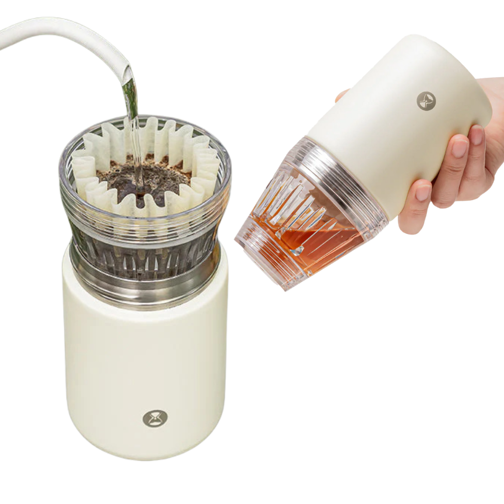 Kit Cafetera Goteo Portatil TIMEMORE B75 Wave Coffee Dripper Crystal Eye Travel Brewer