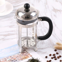 Cafetera Prensa Francesa Acero Inoxidable 350 Plata