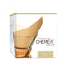 Filtros de Papel Natural Chemex Original x 100 Unidades (6-8-10 Tazas)
