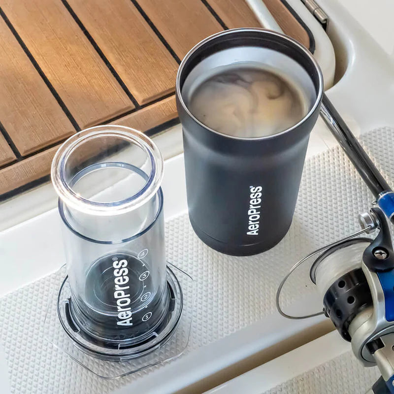 AeroPress Go Plus Viajera Portable Negra