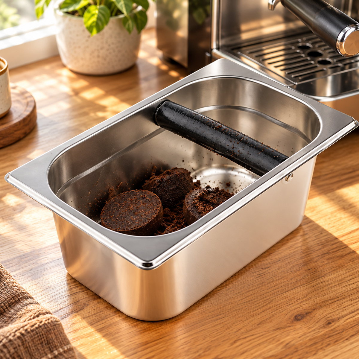 Azafate Caja Residuos Café Knock Box